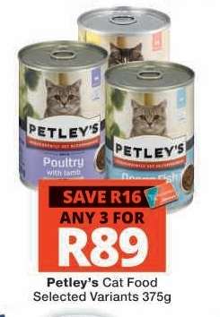 Petley's Cat Food