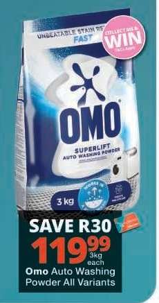 Omo Auto Washing Powder All Variants