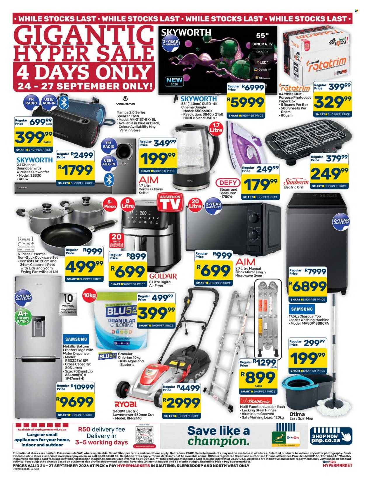 Pick n Pay Hypermarket specials - 24/09/2026 - 27/09/2026. Page 4