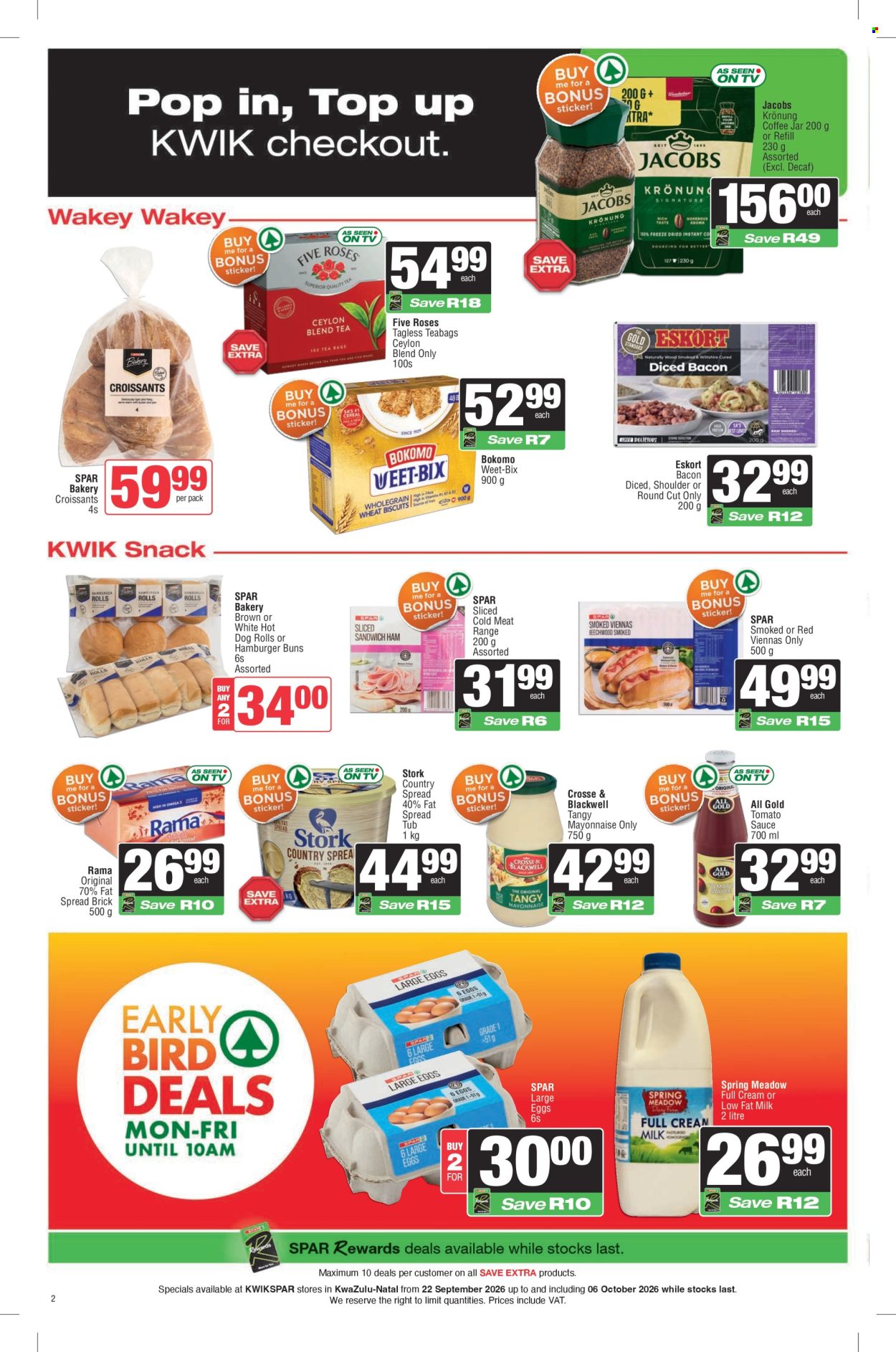 SPAR specials - 22/09/2026 - 06/10/2026. Page 2