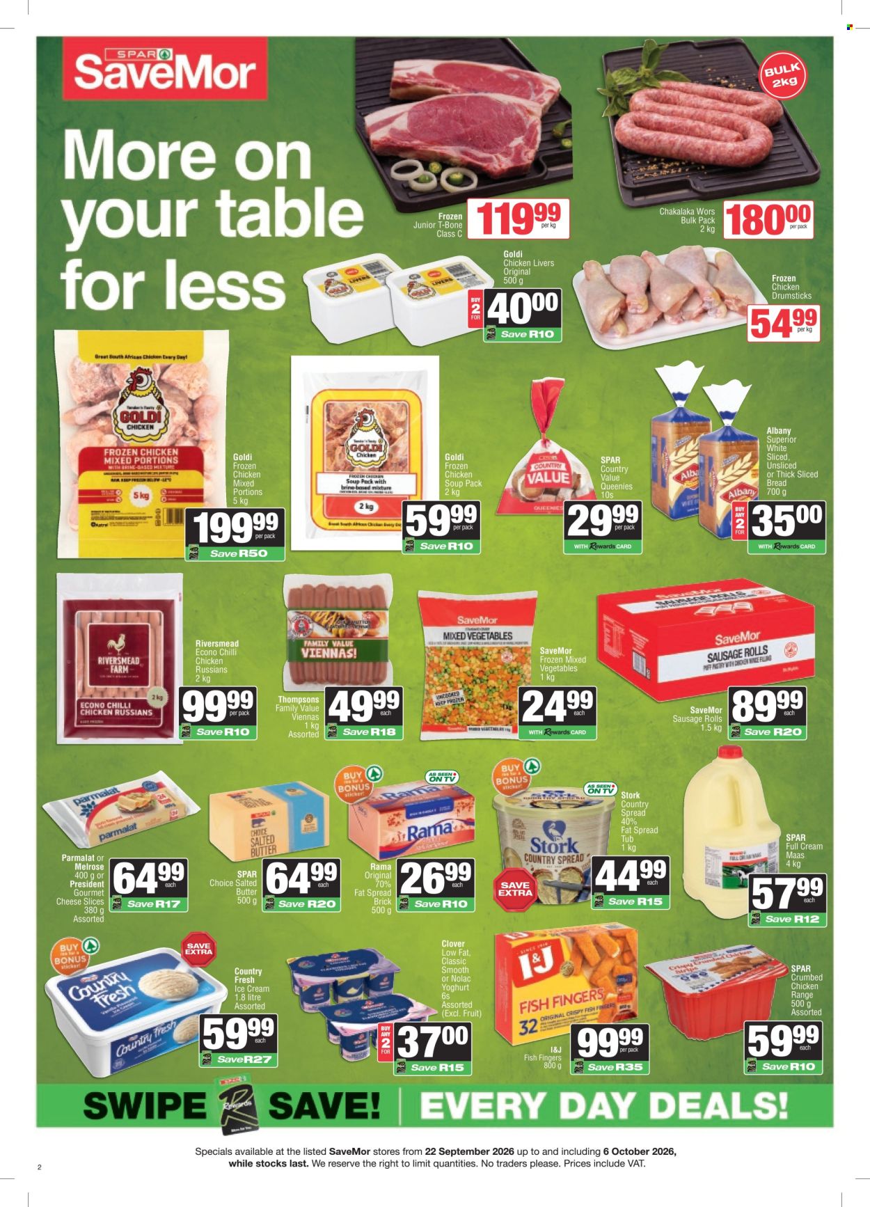 SPAR specials - 22/09/2026 - 06/10/2026. Page 2