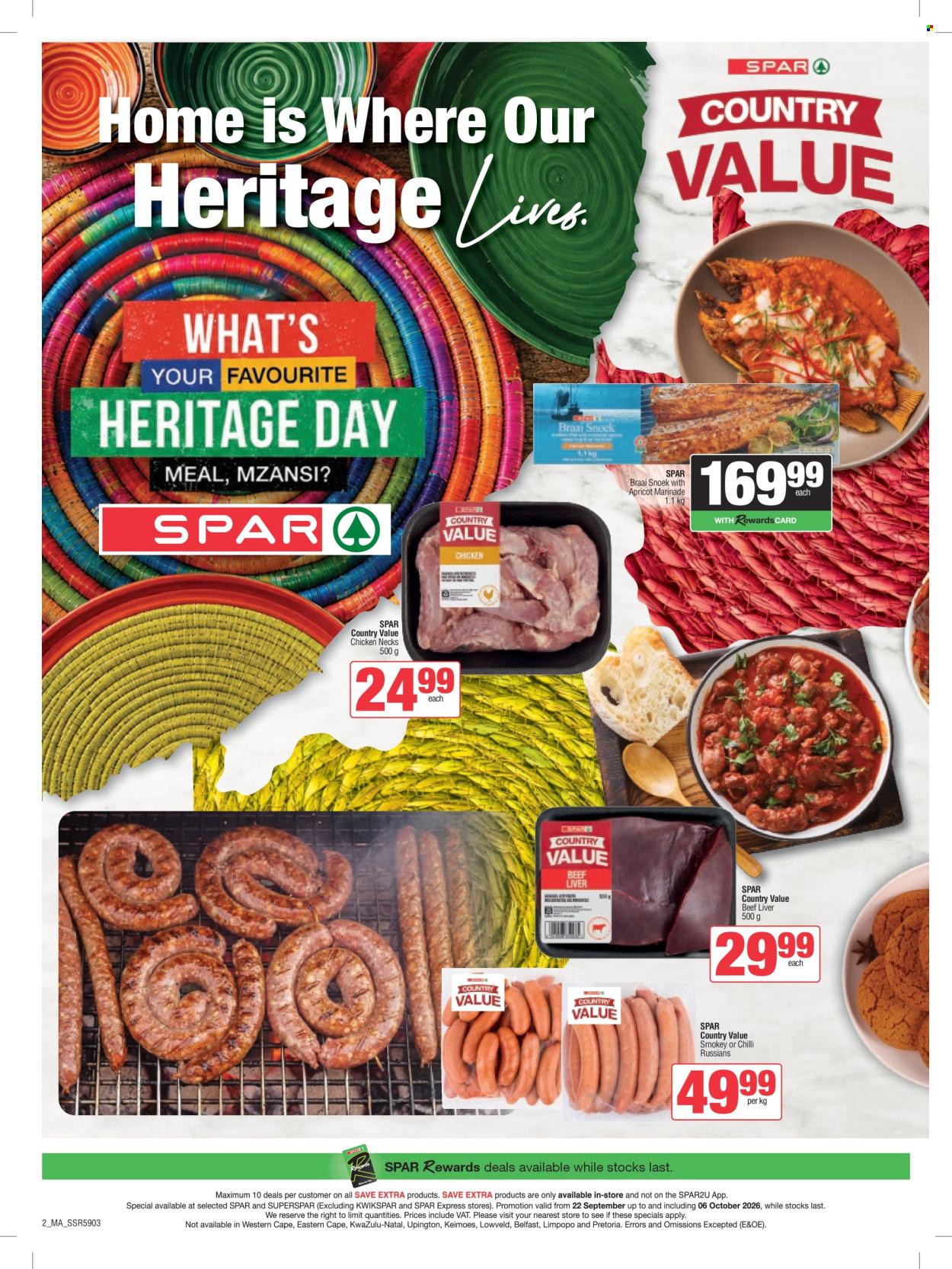SPAR specials - 22/09/2026 - 06/10/2026. Page 2