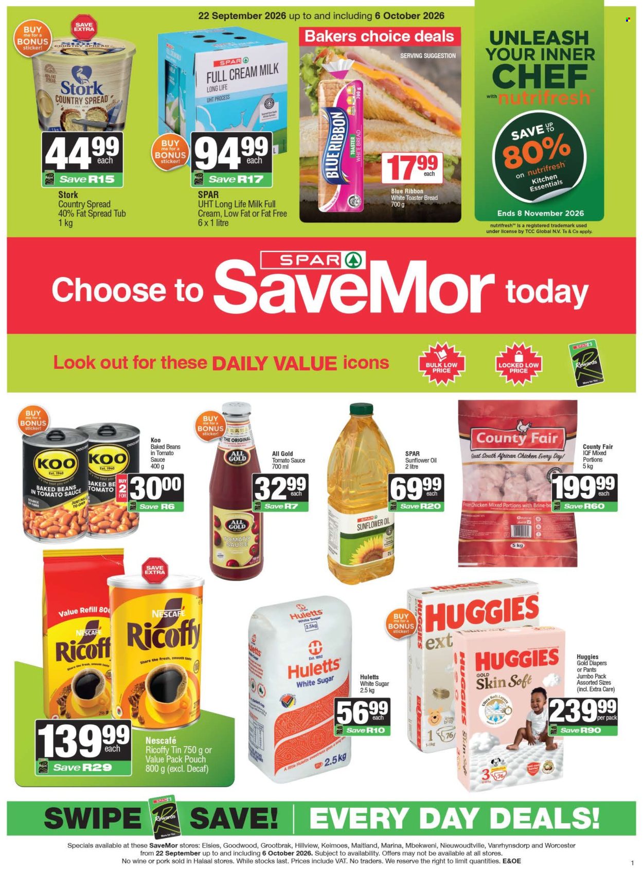 SPAR specials - 22/09/2026 - 06/10/2026. Page 1