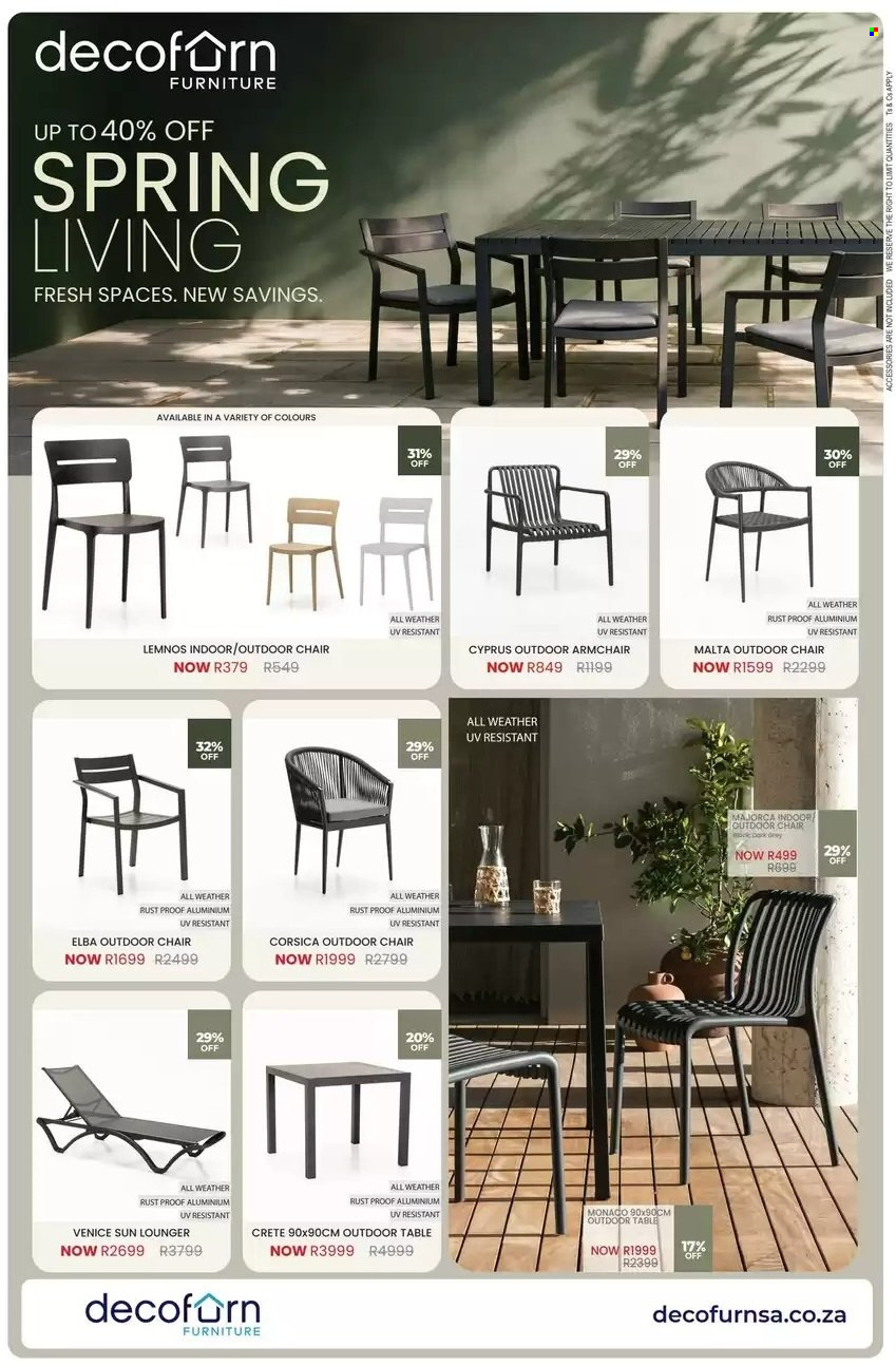 Decofurn Furniture specials. Page 1