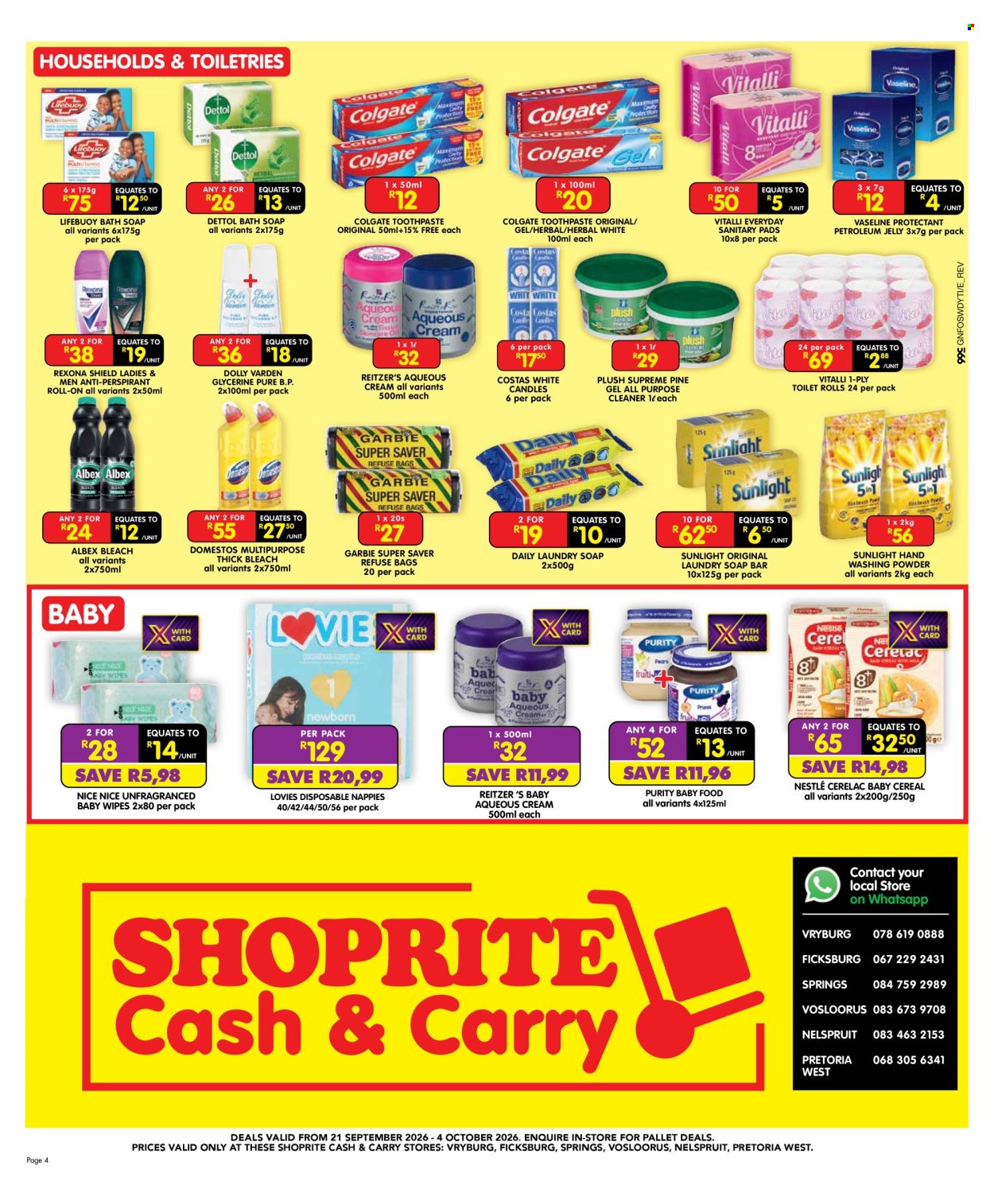 Shoprite specials - 21/09/2026 - 04/10/2026. Page 4
