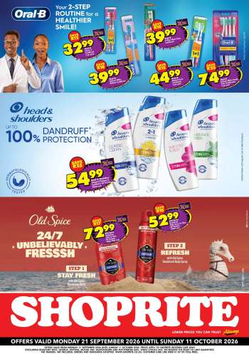Shoprite catalogue  - 21/09/2026 - 11/10/2026.