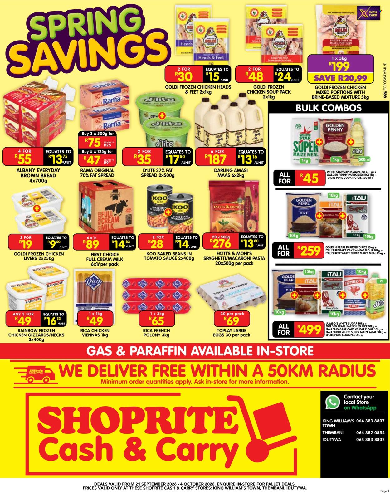 Shoprite specials - 21/09/2026 - 04/10/2026. Page 1