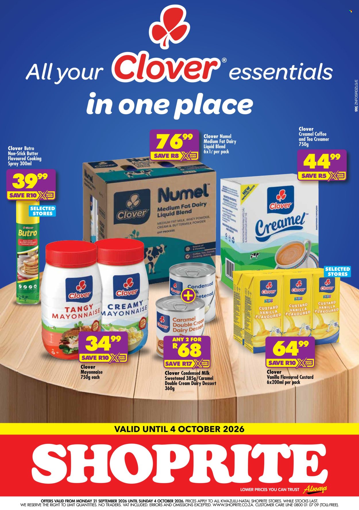 Shoprite specials - 21/09/2026 - 04/10/2026. Page 1
