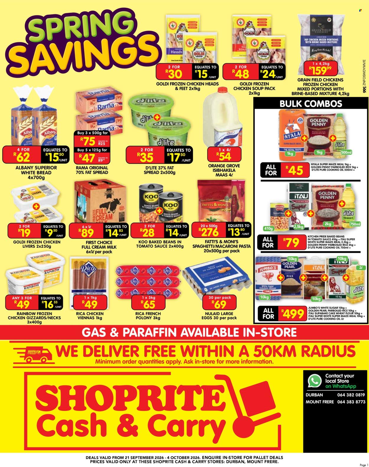Shoprite specials - 21/09/2026 - 04/10/2026. Page 1