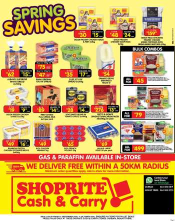 Shoprite catalogue  - 21/09/2026 - 04/10/2026.