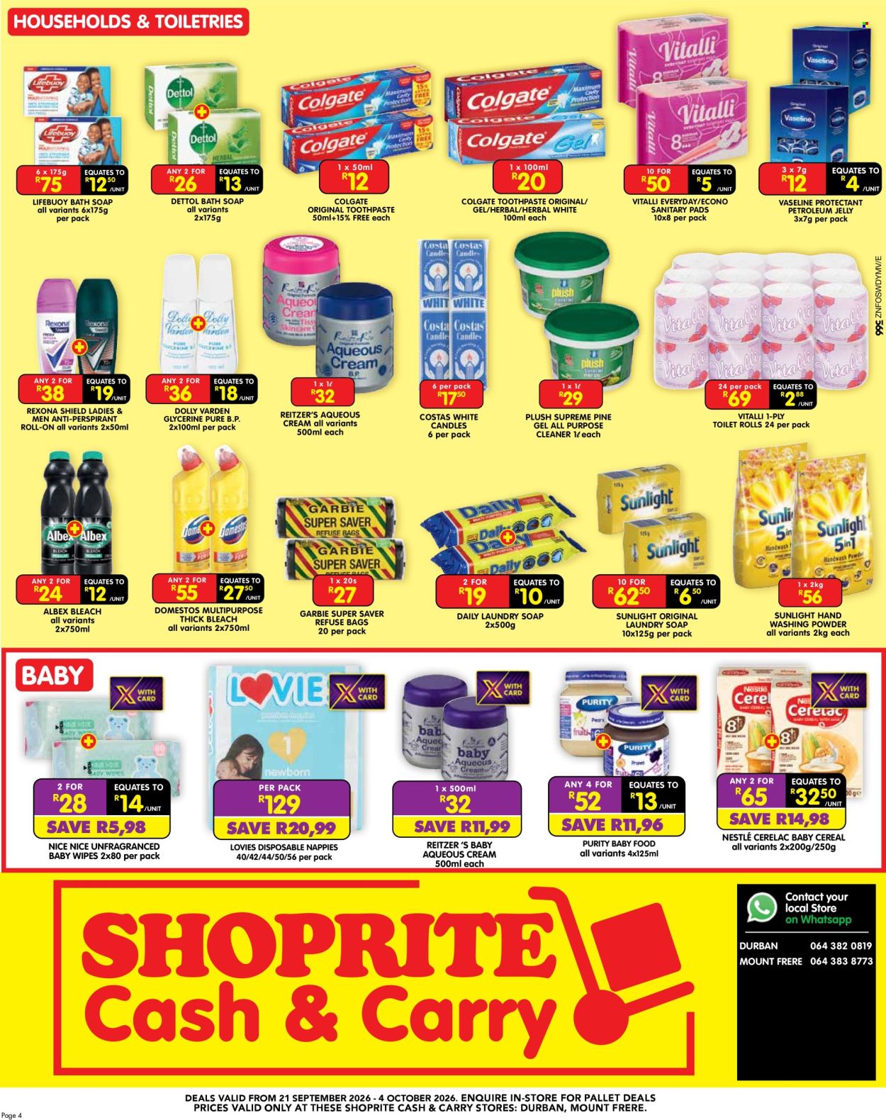 Shoprite specials - 21/09/2026 - 04/10/2026. Page 4