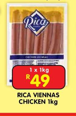 RICA VIENNAS CHICKEN 1kg