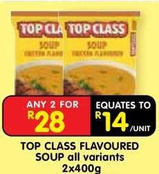 TOP CLASS FLAVOURED SOUP all variants