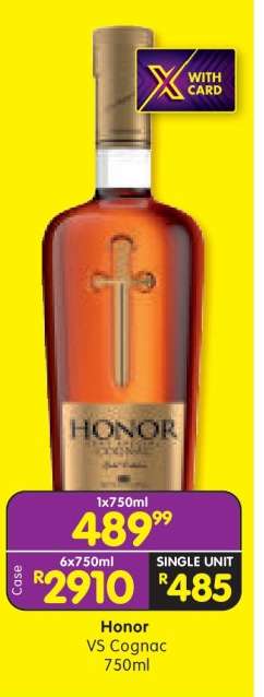 Honor VS Cognac 750ml