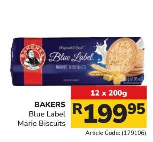 Bakers Blue Label Marie Biscuits