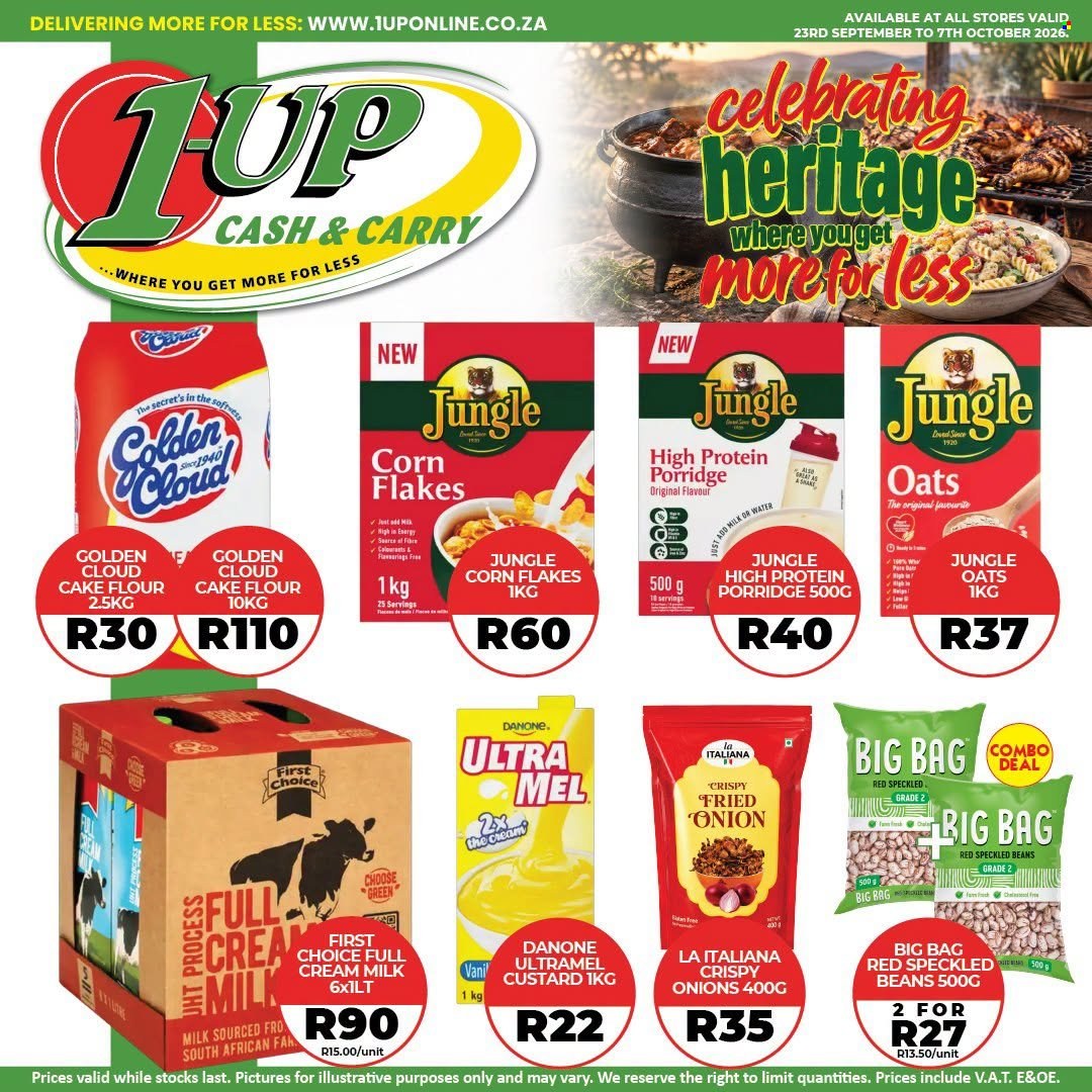 1UP Cash & Carry specials - 23/09/2026 - 07/10/2026. Page 1