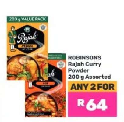ROBINSONS Rajah Curry Powder 200 g Assorted