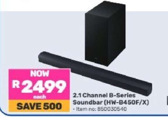 2.1 Channel B-Series Soundbar (HW-B450F/X)