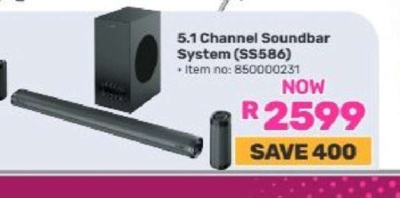 5.1 Channel Soundbar System (SS586)