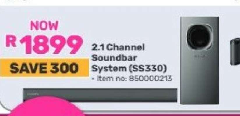 2.1 Channel Soundbar System (SS330)
