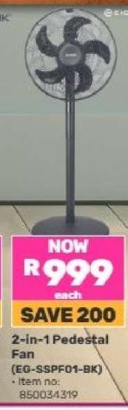 2-in-1 Pedestal Fan