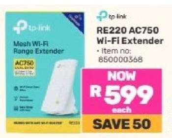 RE220 AC750 Wi-Fi Extender