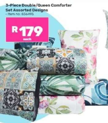 3-Piece Double/Queen Comforter Set