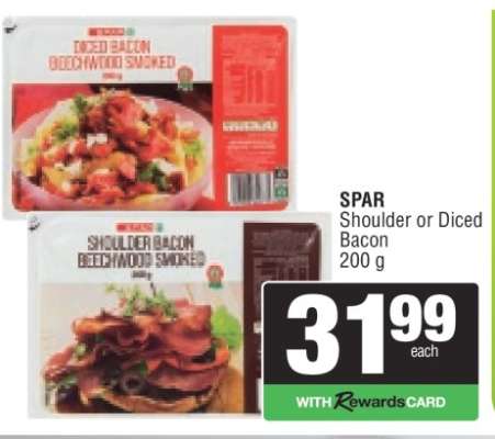 SPAR Shoulder or Diced Bacon