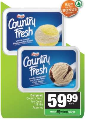 Dairymaid Country Fresh Ice Cream