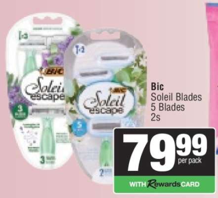 Bic Soleil Blades