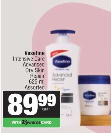 Vaseline Intensive Care Advanced Dry Skin Repair