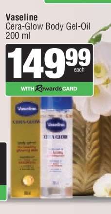 Vaseline Cera-Glow Body Gel Oil 200 ml