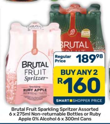 Brutal Fruit Sparkling Spritzer Assorted