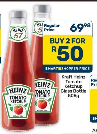 Kraft Heinz Tomato Ketchup Glass Bottle 505g