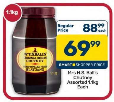 Mrs H.S. Ball's Chutney Assorted 1.1kg