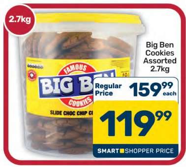 Big Ben Cookies Assorted 2.7kg