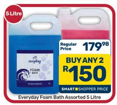 Everyday Foam Bath Assorted 5 Litre