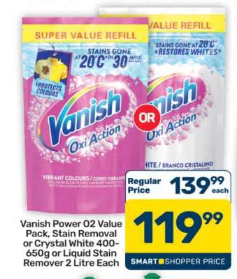 Vanish Power O2 Value Pack
