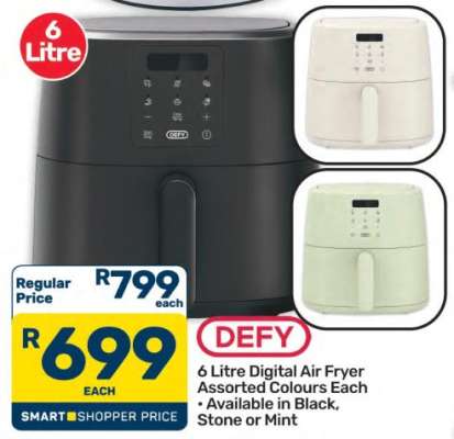 6 Litre Digital Air Fryer