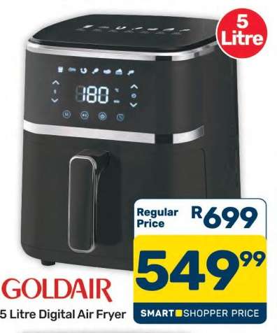 Goldair 5-Litre Digital Air Fryer