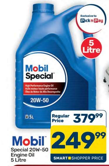 Mobil Special 20W-50 Engine Oil 5 Litre