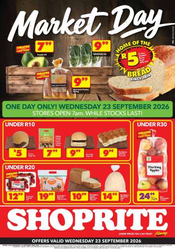 thumbnail - Shoprite catalogue - Market Day Deals