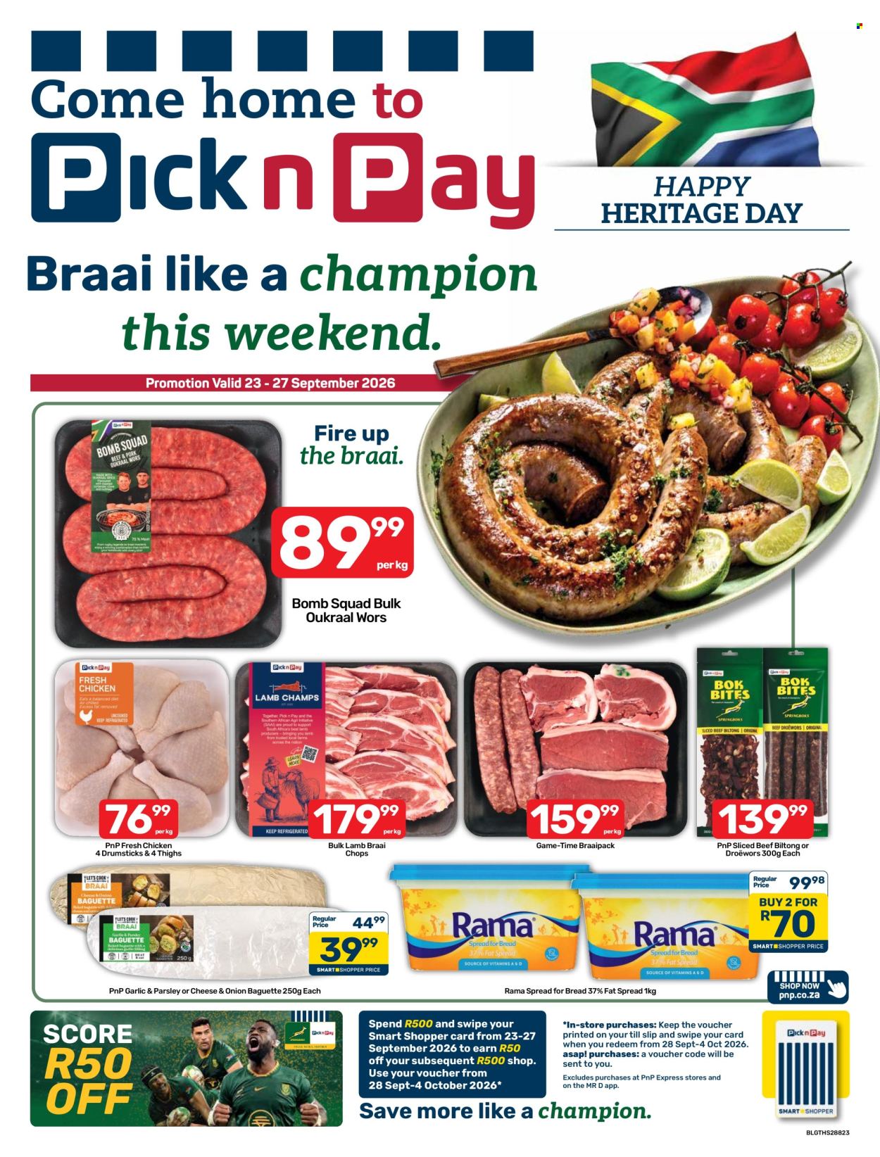 Pick n Pay specials - 23/09/2026 - 27/09/2026. Page 1