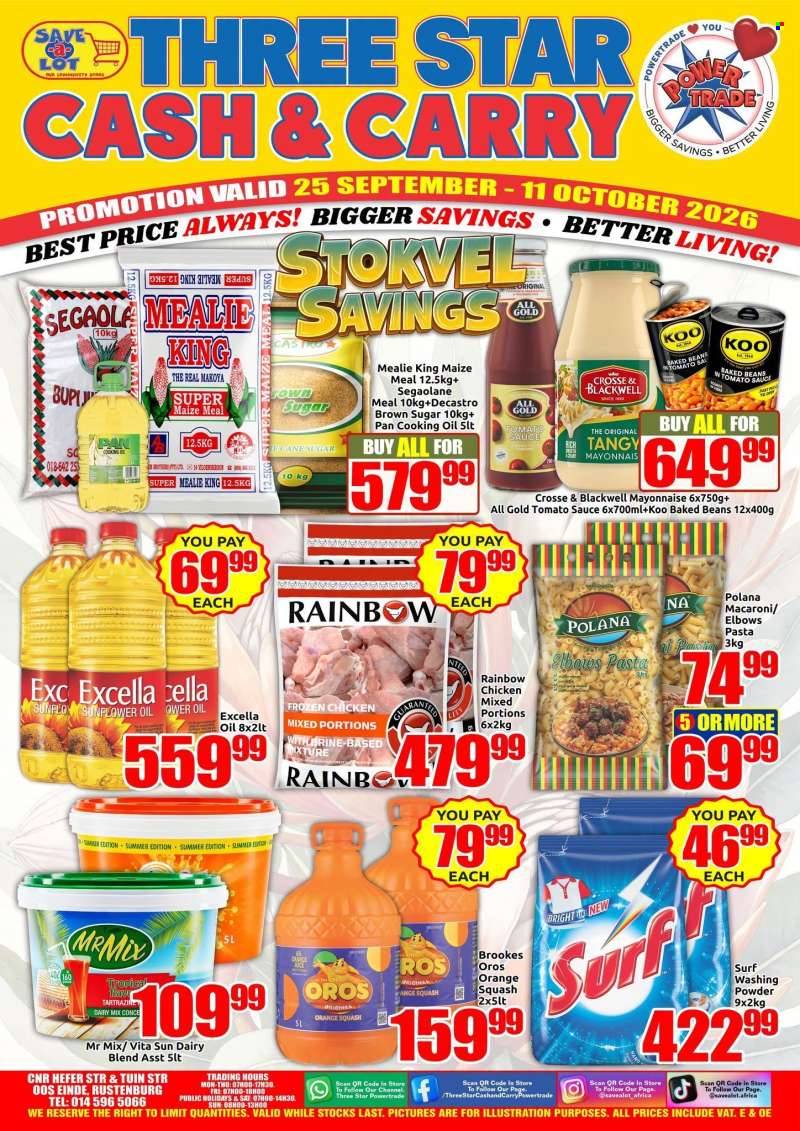 Three Star Cash and Carry catalogue  - 25/09/2026 - 11/10/2026.
