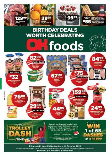 OK Foods catalogue  - 23/09/2026 - 11/10/2026.