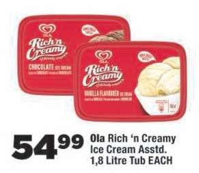 Ola Rich 'n Creamy Ice Cream Assorted