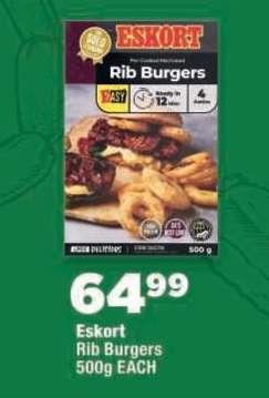 Eskort Rib Burgers