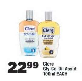 Clere Gly-Co-Oil Asstd.