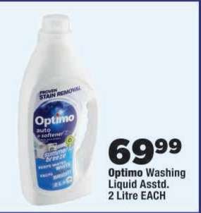 Optimo Washing Liquid Asstd.