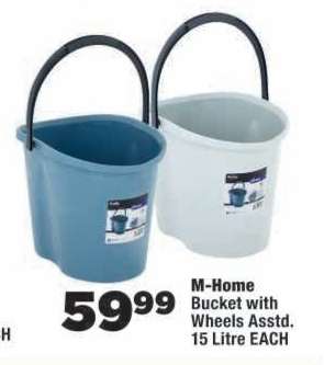 M-Home Bucket with Wheels Asstd.